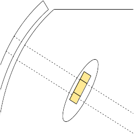 Mounting the curved front panel